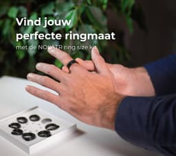 NOLATR Slimme Ring met Stappenteller, Activiteitstracker & Hartslagmeter – Zonder Abonnement & Nederlandse App – Rose Goud – Maat 12 — thumbnail 2