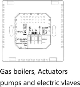 Digitale Thermostaat - Slimme Temperatuurregelaar - Verwarming Regelen - Vochtigheid Weergave - Voor Gasboiler - Zwart — thumbnail 5