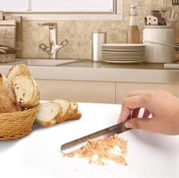 Tafelkruimelaar Kruimelveger - Kruimelkrabber Serveergerei - Tafel Snel Schoonmaken - Met Kledingclip - 4 Stuks - Zilver — thumbnail 5