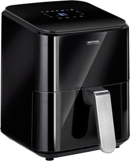 Heteluchtfriteuse - Convectieoven - Vetvrij Koken - Digitaal Led-display - 45 liter - Zwart — thumbnail 1