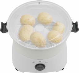 Aardappelschilmachine Elektrisch - Groente Fruit Schillen - Snel Groenten Bereiden - Eén Knop Bediening - Max 0.8kg Capaciteit - Wit — thumbnail 1