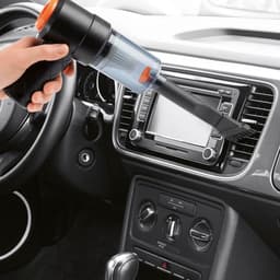 2 in 1 - Mini stofzuiger draadloos – handstofzuiger auto met blaasfunctie – USB C oplaadbare autostofzuiger – 4kPa krachtige vacuum cleaner – compacte stofzuiger met accessoires voor auto toetsenbord en bureau — thumbnail 2