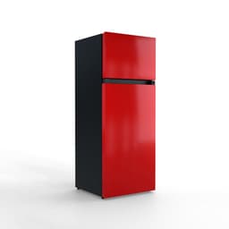 NUNKI MEDIUM-FRED / Hot Rod Red Design Koel-vriescombinatie - 206L - E-label - Front in kleur — thumbnail 4
