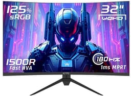 Flolife - Gaming Monitor 32 Inch Curved 240Hz Full HD 1080P - 1800R Frameloos PC Scherm met FreeSync - 1ms Responstijd - HDMI en DisplayPort - Ideaal voor Gamers en Kantoor — thumbnail 5