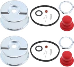 NTH products- Carburateur Reparatieset - 2x Vlotterbak - 2x Naald Zitting Kit - 2x Primer Lamp - Roestvrij Staal/Rubber - Compatibel met Tecumseh - Carburettorset — thumbnail 1