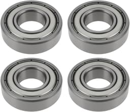 BRENZOOS- Wiellager 1-1/8" x 1/2" x 5/16" - 4 Stuks - Vervanging 52-2450 - Compatibel met Toro 21" Maaiers - Metalen Afdichting - Slijtvast - Lager — thumbnail 1