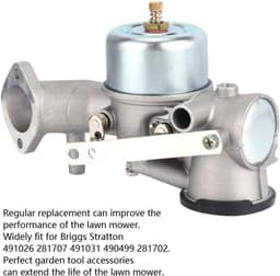 Carburateur Grasmaaier - Reserveonderdeel Motor - Motoronderhoud Tuin - Duurzaam Metaal - 17.5 x 5.7 cm - Metaal — thumbnail 5