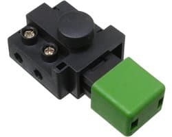 Grasmaaier Schakelaar - Aan/Uit Knop - Grasmaaier Reparatie - Compatibel Vervangingsonderdeel - 5x3x3 cm - Grijs Groen