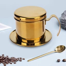 Dailygoods- Koffiezetapparaat Draagbaar - Mini Percolator - RVS Koffiepot - Handheld Koffiecup - Koffiedruppel - Compact formaat — thumbnail 4
