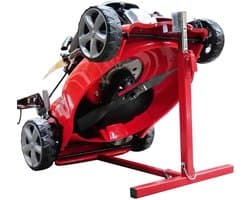 Grasmaaier Lift - Maaiers Ondersteuning - Onderhoud Uitvoeren - Inklapbaar Ontwerp - 18 kg Capaciteit - Zwart