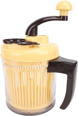 Keukenmachine Hakmolen - Handmatige Groentesnijder - Moeiteloos Ingrediënten Bereiden - 3 Versnellingsopties - 2500 Ml Capaciteit - Zilver — thumbnail 4