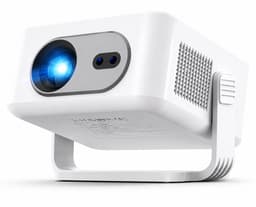 QualyLiving HY300 Max Mini Beamer – 4K Ondersteuning – WiFi 6 & Bluetooth 5.4 – Auto Focus – Draagbare Projector – Thuisbioscoop — thumbnail 1