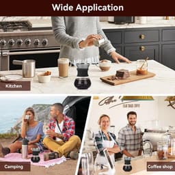 Dailygoods- Koffiezetapparaat 2-3 Kop - Giet Over Koffiezetapparaat - Glazen Pot - Roestvrij Stalen Koffiefilter - Compact Ontwerp - Drip Coffee Maker — thumbnail 4