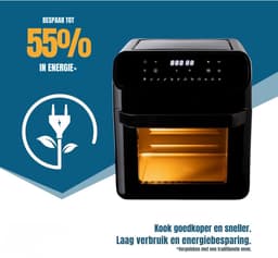 Core® Heteluchtoven - Oven - Airfryer Oven - Zwart - ‎38cm x 31cm x 36cm — thumbnail 5