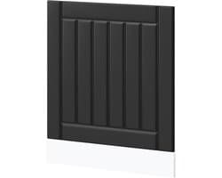 Afwasmachine Paneel - Vaatwasser Deurpaneel - Keuken Opwaarderen - Robuust Houtmateriaal - 60 x 67 cm - Zwart