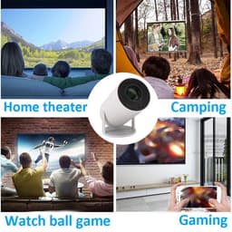 OmGoods - Dailygoody - 4K Miniprojector - Draaibare projector - Thuisbioscoop - 5G WIFI - Bluetooth - Android 11.0 - Geschikt voor films en series - Compact for... — thumbnail 3