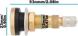 Dailygoods- Ventiel Precisieklepvervanging - 2 Stuks - Lekbestendige Afdichting - Compatibel met John Deere - Eenvoudige Installatie - Betrouwbare Bandenspanning - Bandventiel — thumbnail 3