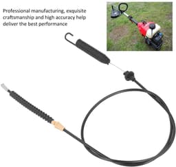 Dailygoods- Engagement Kabel Vervangend - Dekverlovingskabel met Veer - Geschikt voor MTD 700 Serie - Materiaal: Kunststof/Staal - Totale Lengte: 1500 mm - Gewicht: 258 g - Grasmaaierkabel — thumbnail 5