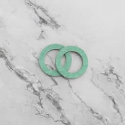 30 stuks groene vezelringen 1/2 inch (18 x 12 x 1,5 mm) afdichtringen hoge temperatuur vezelring voor gaskookplaat boiler omvormerklep — thumbnail 4
