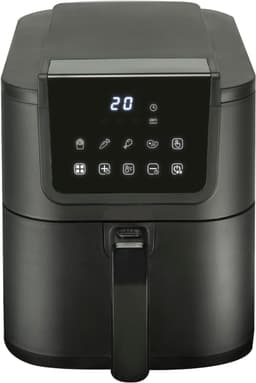 YOR® Airfryer xl - Airfryer xxl - Heteluchtfriteuse - 5 Liter - met keramische antiaanbaklaag - Zwart - 29cm x 23cm x 40cm — thumbnail 2