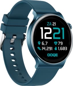 OOQE WATCH CS PRO - Smartwatch Heren en Dames | Geschikt voor iOS en Android | 10 kleuren | HD | Notificaties | Gezondheidsanalyse | Sportanalyse | GPS Koppeling | Bellen | Muziek/Audio Luisteren | Spelletjes | Ergonomisch | Nederlandstalig | Blauw — thumbnail 3