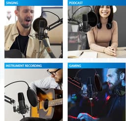 TRANSNECT® Studio Microfoon met arm – Gaming & Podcast – Microfoon voor pc — thumbnail 4