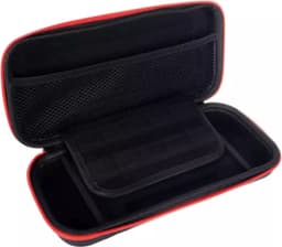 Case geschikt voor Nintendo Switch - Hard Cover - Beschermhoes - Vak voor 10 Spellen - Zwart — thumbnail 4