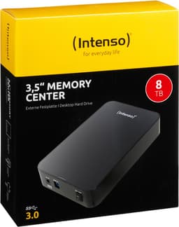 (Intenso) 3,5inch Memory Center 8TB - Externe HDD - 8TB - USB 3.0 Super Speed — thumbnail 4