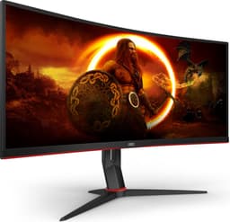 AOC CU34G2 - QHD VA Curved UltraWide 100Hz Gaming Monitor - 34 Inch — thumbnail 4