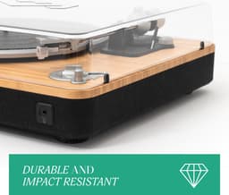 House of Marley Platenspeler Stofkap - Duurzaam Hard Plastic - Transparant - Geschikt voor Stir It Up / Stir It Up BT / Stir It Up Lux — thumbnail 5