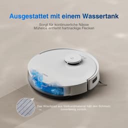 Ecovacs DEEBOT N20 PLUS Robotstofzuiger - PureCyclone-technologie met stofcontainer zonder verbruiksartikelen - 8000Pa — thumbnail 3