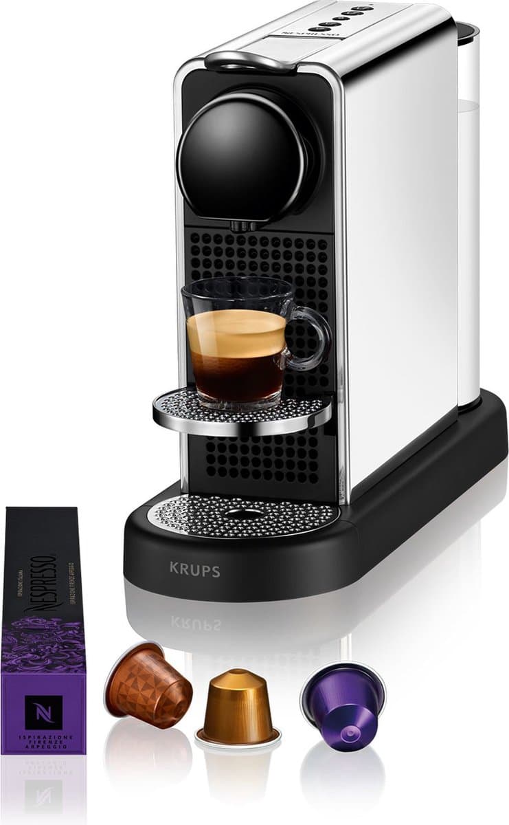 Krups Nespresso Citiz Platinum XN610D - Koffiecupmachine - RVS - Elegant - Energiezuinig — afbeelding 1