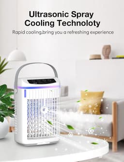 Mobiele Airco - Airconditioning - Ventilatoren - Airco Zonder Afvoerslang - Luchtkoeler — thumbnail 3