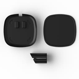 Muurbeugel geschikt voor Sonos One (SL) / Play:1 - Standaard geschikt voor Sonos One - Stopcontact Houder - Zonder boren - Kabelvrij & Stevig - Zwart — thumbnail 2