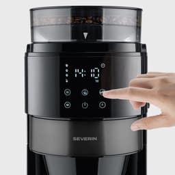 Severin KA 4830 Koffiezetapparaat met Molen – Perfect Grind – 1,25 L – Glazen Kan — thumbnail 5