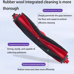 Set van 11 accessoiresets compatibel met Roborock Q10 S5/Q10 S5+/Q10 X5+/Q10 X5 -vervangende onderdelen inclusief 1 hoofdborstel-2 dweildoeken-2 HEPA-filters, 2 zijborstels — thumbnail 4