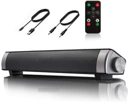 Soundbar - Soundbar met Draadloze Subwoofer - Box - TV Speaker - Soundbars - Bluetooth - Ingebouwde subwoofer - Home Cinema Geluid- Zwart — thumbnail 1