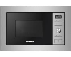 Heinner Inbouw Magnetron – 28 L – 900 W – 1000 W Grill – 5 Vermogensniveaus – Ontdooifunctie – 21 Automatische Programma’s – Digitale Bediening – RVS