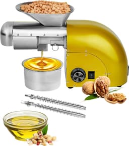 CLVP® Oliepers Machine - Koude Pers - Goud — thumbnail 1