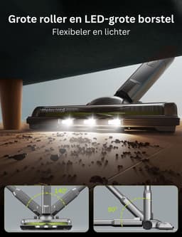 DVDSS® Steelstofzuiger - 250W - 6 in 1 - Lichtgewicht - Zilver — thumbnail 4