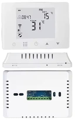 Slimme thermostaat voor cv | Zwart | Wifi | Zigbee | Touchscreen | Tuya Smart Life | Dag- en weekschema — thumbnail 2