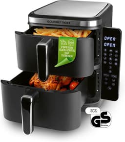 Vertikale heteluchtfriteuse 10L met 4 niveaus, Touchscreen en Ruimtebesparend Ontwerp — thumbnail 1