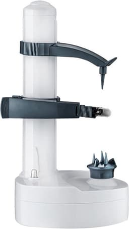 Elektrische Schilmachine - Groente Fruit Schillen - Snel en Gemakkelijk - Automatisch Balanceren - 30x15 cm - Wit — thumbnail 1