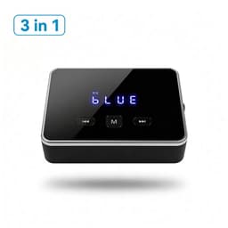 Bluetooth Transmitter & Receiver 3 in 1 - BT 6.0 - 3.5MM AUX / RCA / Optisch / Coaxiaal - Bluetooth Zender - Bluetooth Ontvanger - Bluetooth Transmitter - Bluetooth Receiver - DAC Converter - Ultra — thumbnail 1