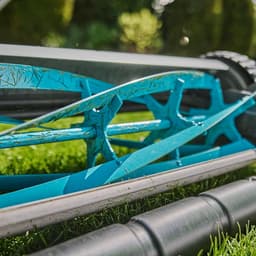 Kooimesmaaier - Handgrasmaaier - Engels Gazon Maaien - Wrijvingsloze Technologie - 40 cm Maaibreedte - Grijs — thumbnail 2