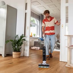 Kärcher FCV 3 Natural N vloerreiniger - Draadloze elektrische dweil met stofzuigfunctie met accuduur 30 minuten - Geschikt voor vloerkleed - tapijten en harde vloeren zoals steen, pvc en laminaat — thumbnail 4