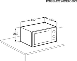 Combi Magnetron Wit 20 Liter 800 Watt - Oven en Magnetron in Één — thumbnail 2