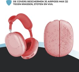 Shieldcase TPU Cover bescherming geschikt voor Airpods Max 1/2 - Schokbestending - Beschermhoes voor koptelefoon - Roze — thumbnail 3