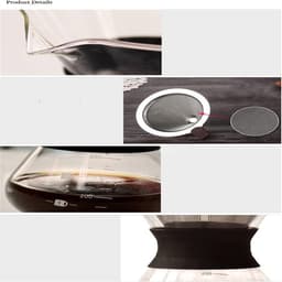 Ynkkvre -French Press - Koffiezetapparaat - Dubbelwandig Filter Zonder Papieren Filters 400 Ml - 2-3 Koppen - Thuis/Zwart — thumbnail 3