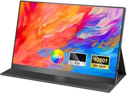 Nexvo® Draagbare Monitor voor Laptop – Portable Monitor 15,6 Inch – Draagbaar Scherm 1080FHD – Groot kleurenbereik - Zwart - ‎‎41cm x 27cm x 6cm — thumbnail 1